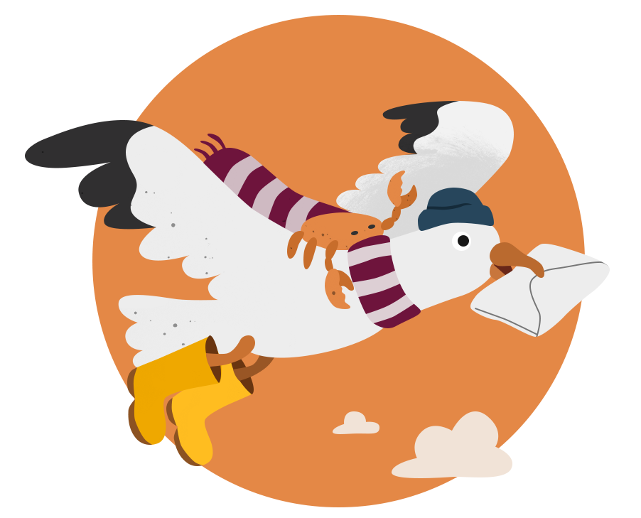 Newsletter Illustration Mobil Andrea Ruh Woodtli - Startseite